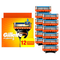 5-Blade Mens Razor Blade Refills, 12 Count T8561