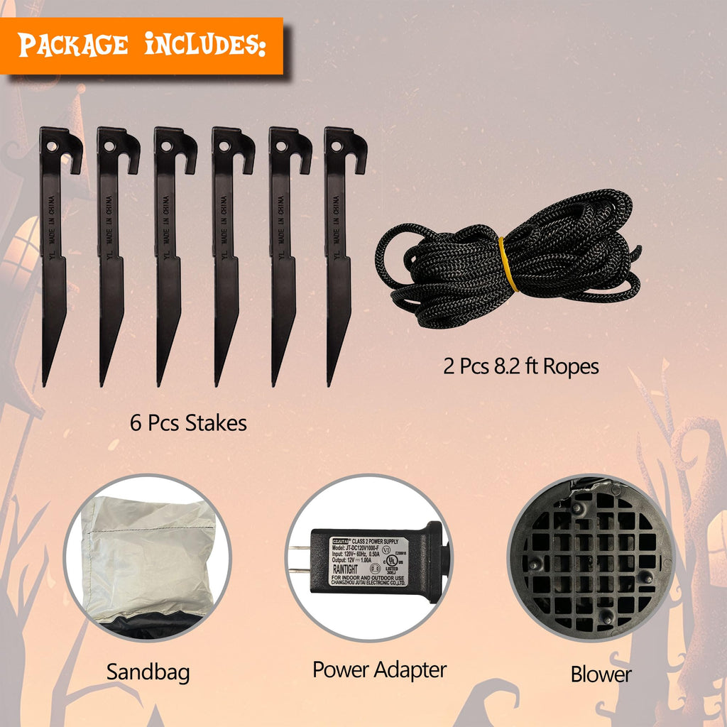 6FT Halloween Inflatable Ghost C9455