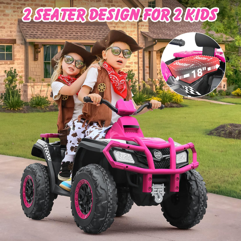 24V 2 Seater 4WD Off-Road Ride on ATV J865