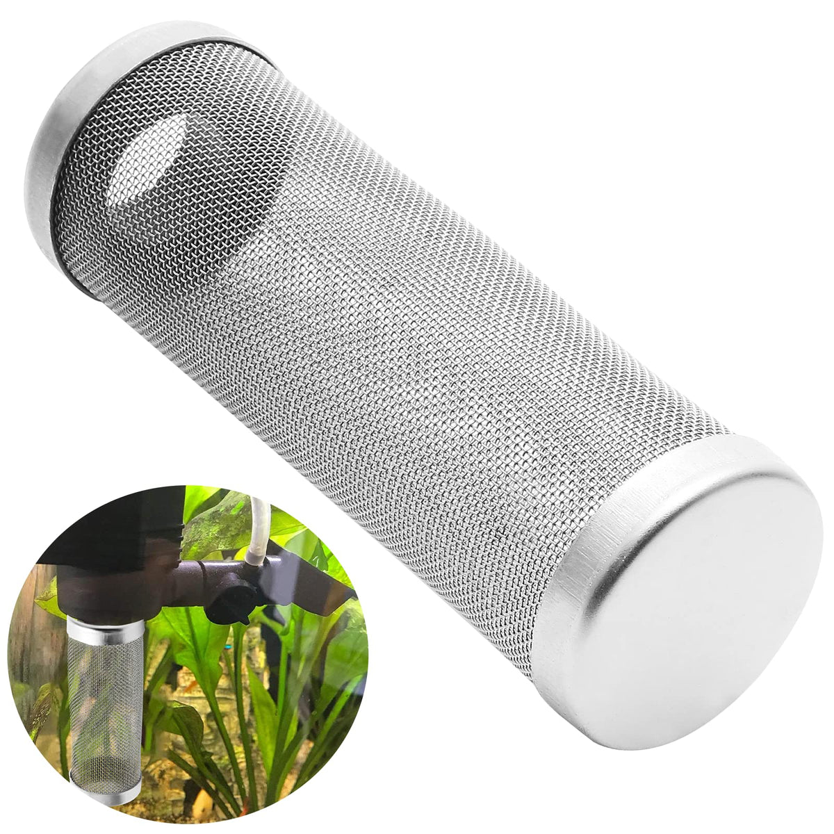 Stainless Steel Aquarium Filter Intake Cover 12mm E889