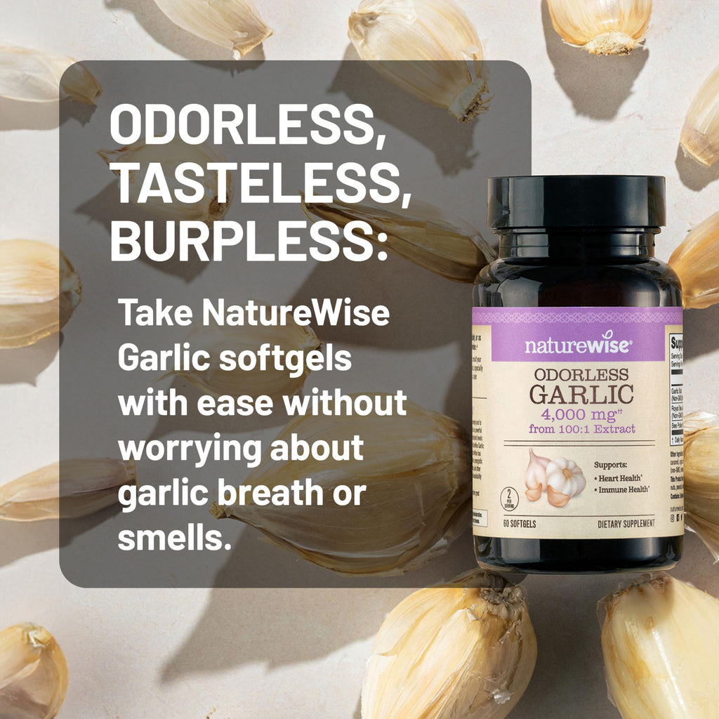 Odorless Garlic Supplement 4000mg 60 Count C371123