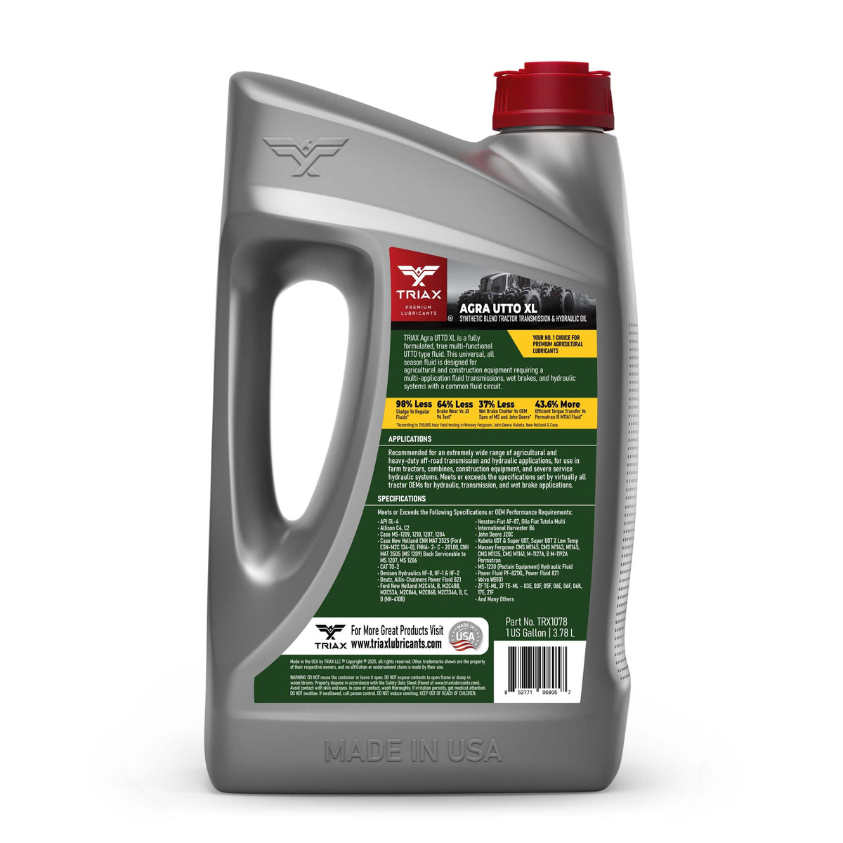 Synthetic Blend Tractor Hydraulic Transmission Differential Fluid 1 Gallon L21966