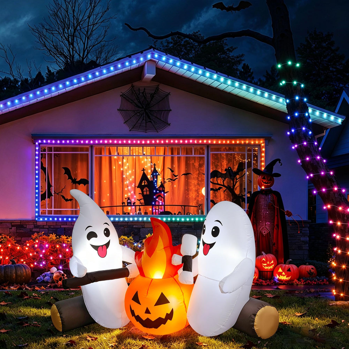 6FT Halloween Inflatable Ghost C9455