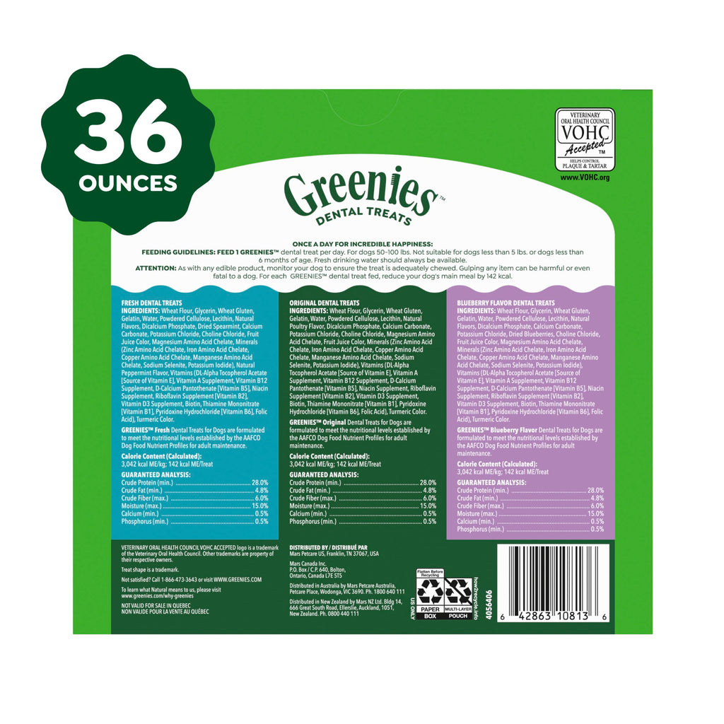 Large Dental Dog Treats 24 Count S760