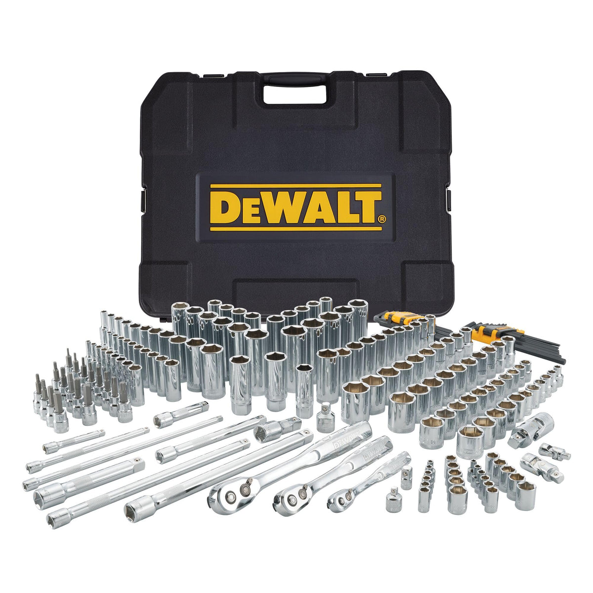 192 Pcs. Mechanics Tool Set, SAE and Metric Socket Wrench Set A8196