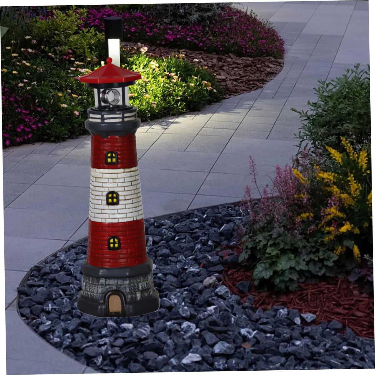 Waterproof Rotating LED Lighthouse Lamp D6703