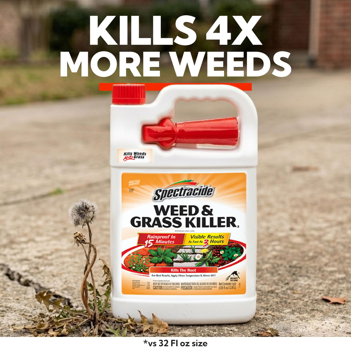 Weed & Grass Killer Ready-to-Use Spray, 1.33 Gal L2439