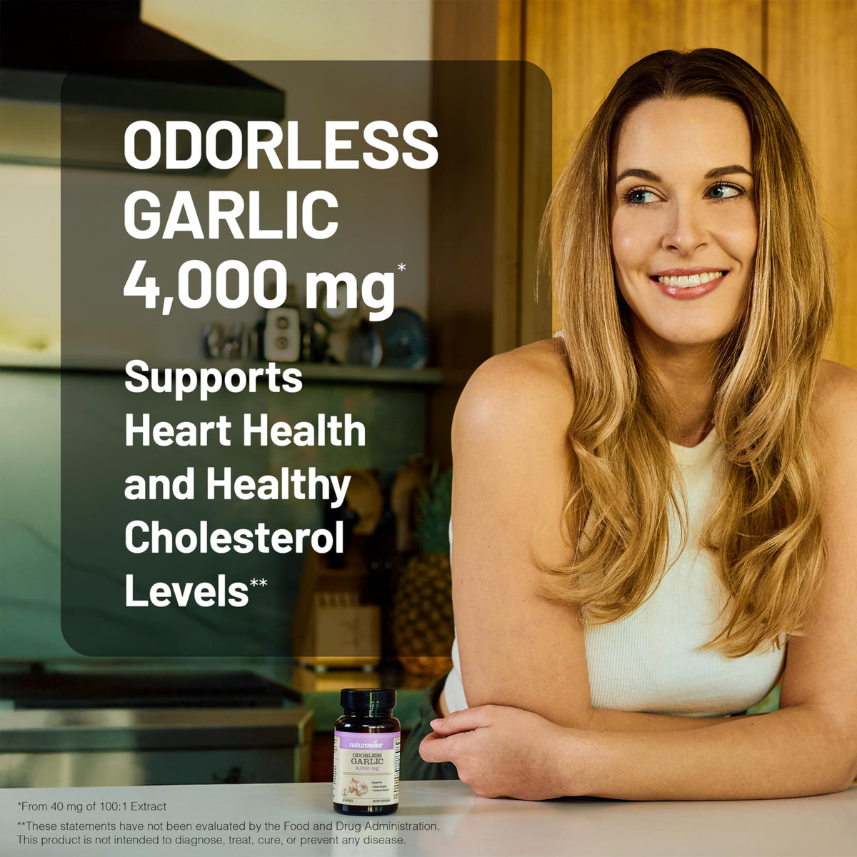 Odorless Garlic Supplement 4000mg 60 Count C371123