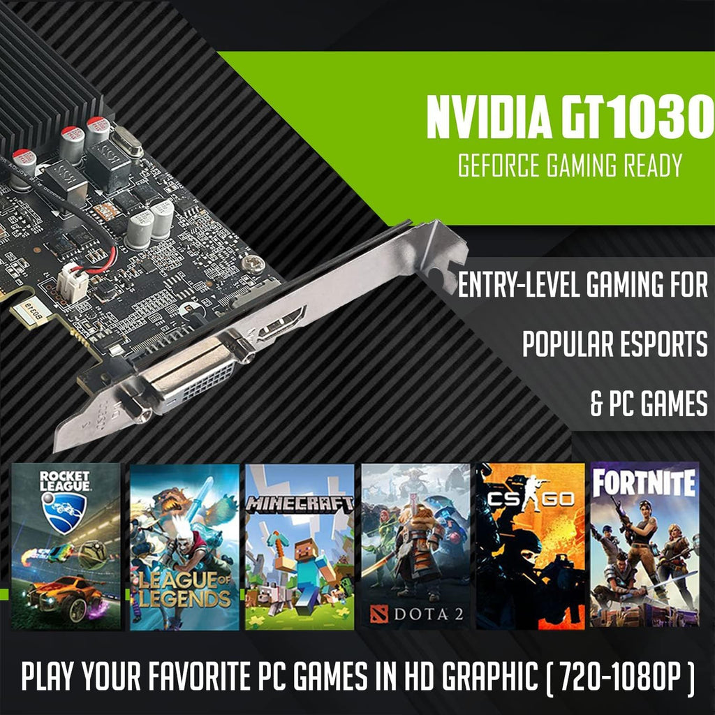 Core i5 16GB RAM 512GB SSD Desktop PC Gaming Bundle N2550