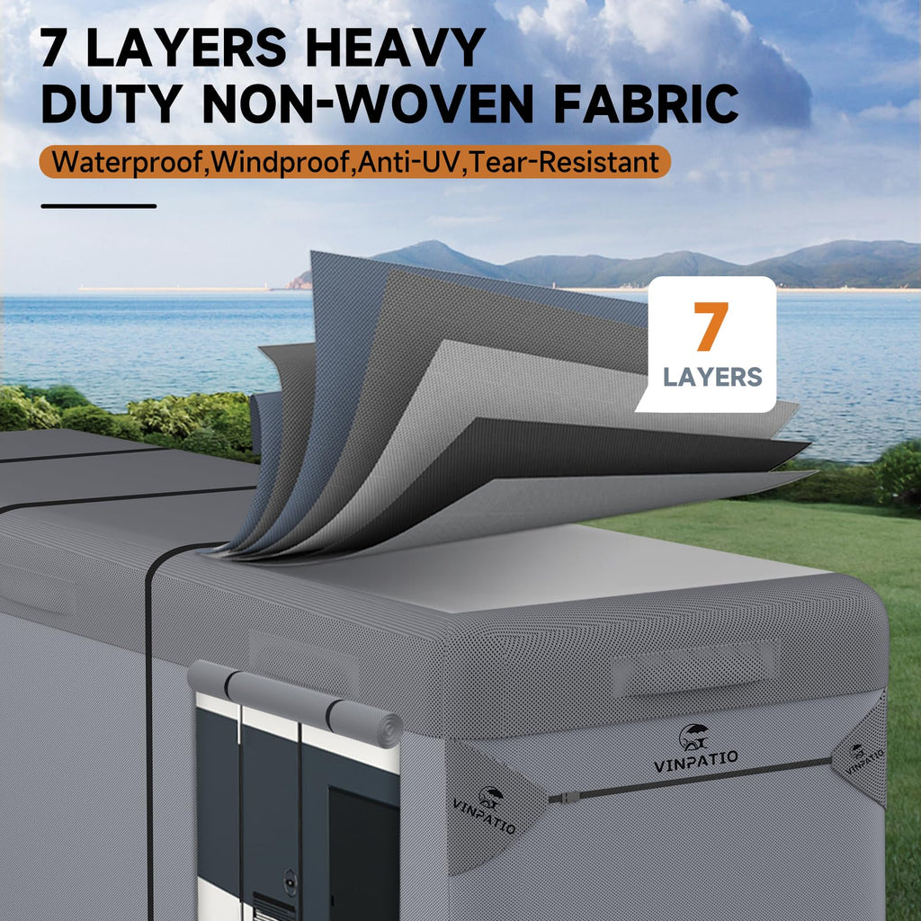 7 Layers Class A RV Cover with Straps O7332