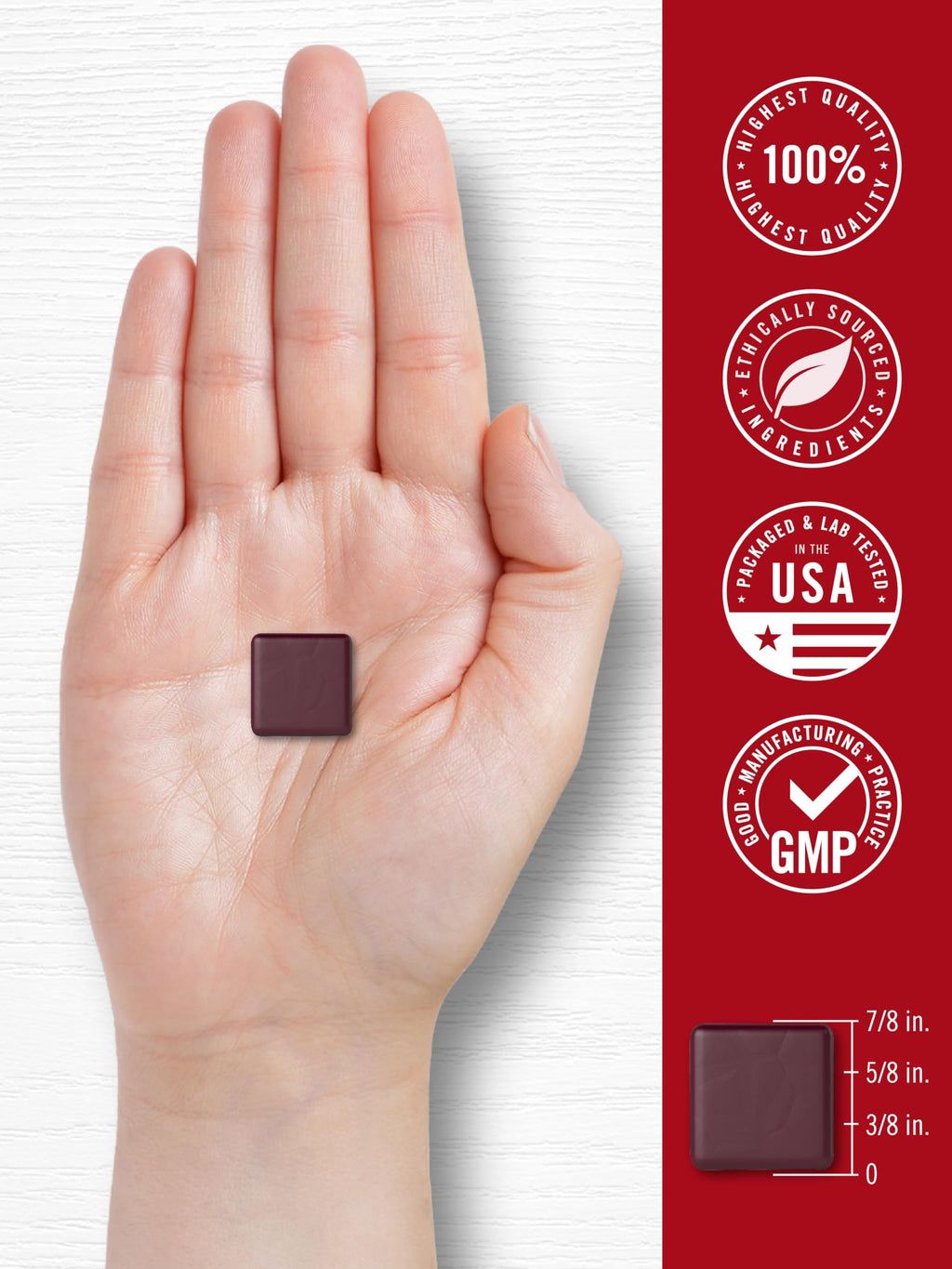 Beet Root Soft Chews 60 Count Mixed Berry Flavor W9280