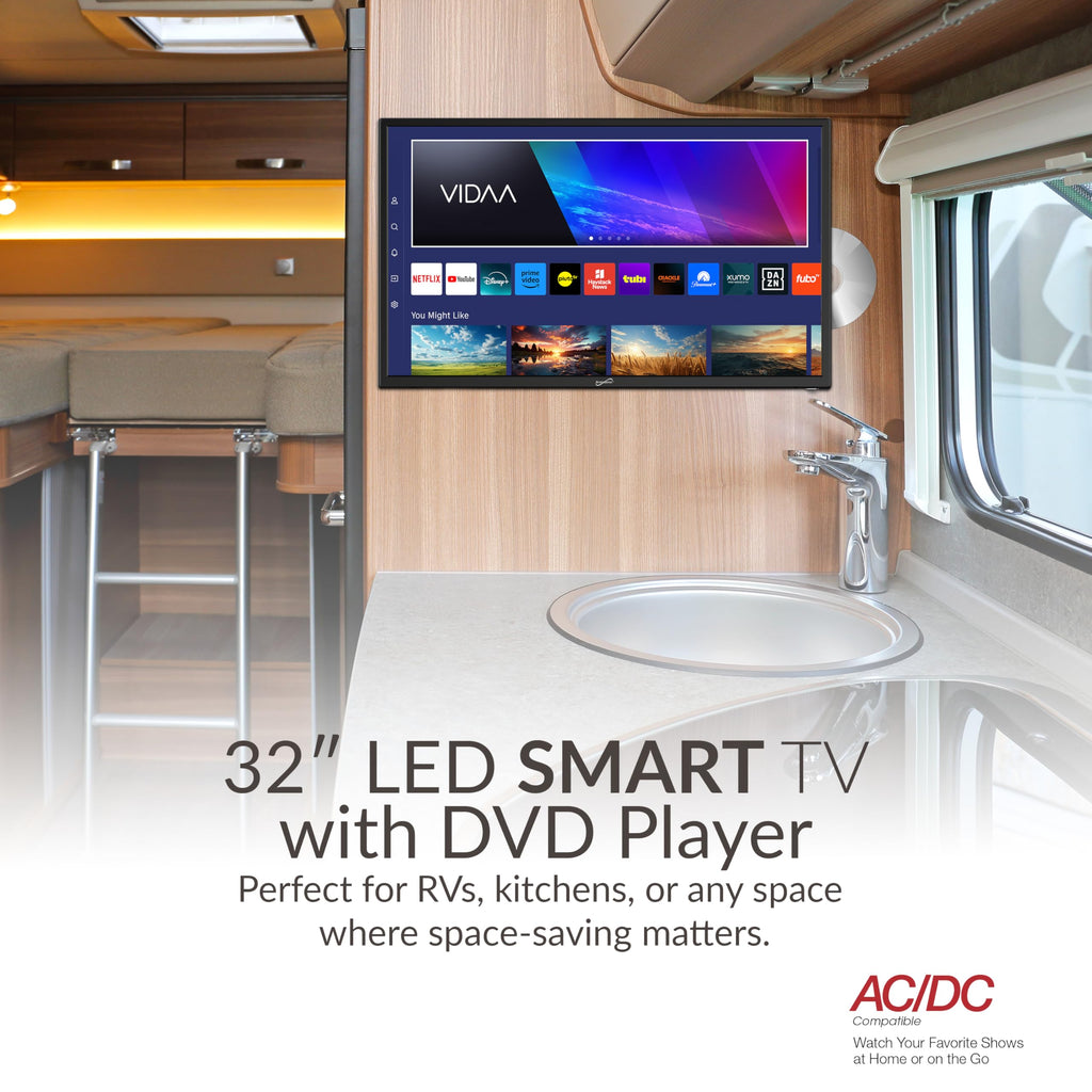 32-inch LED Smart HDTV with DVD Player G25513