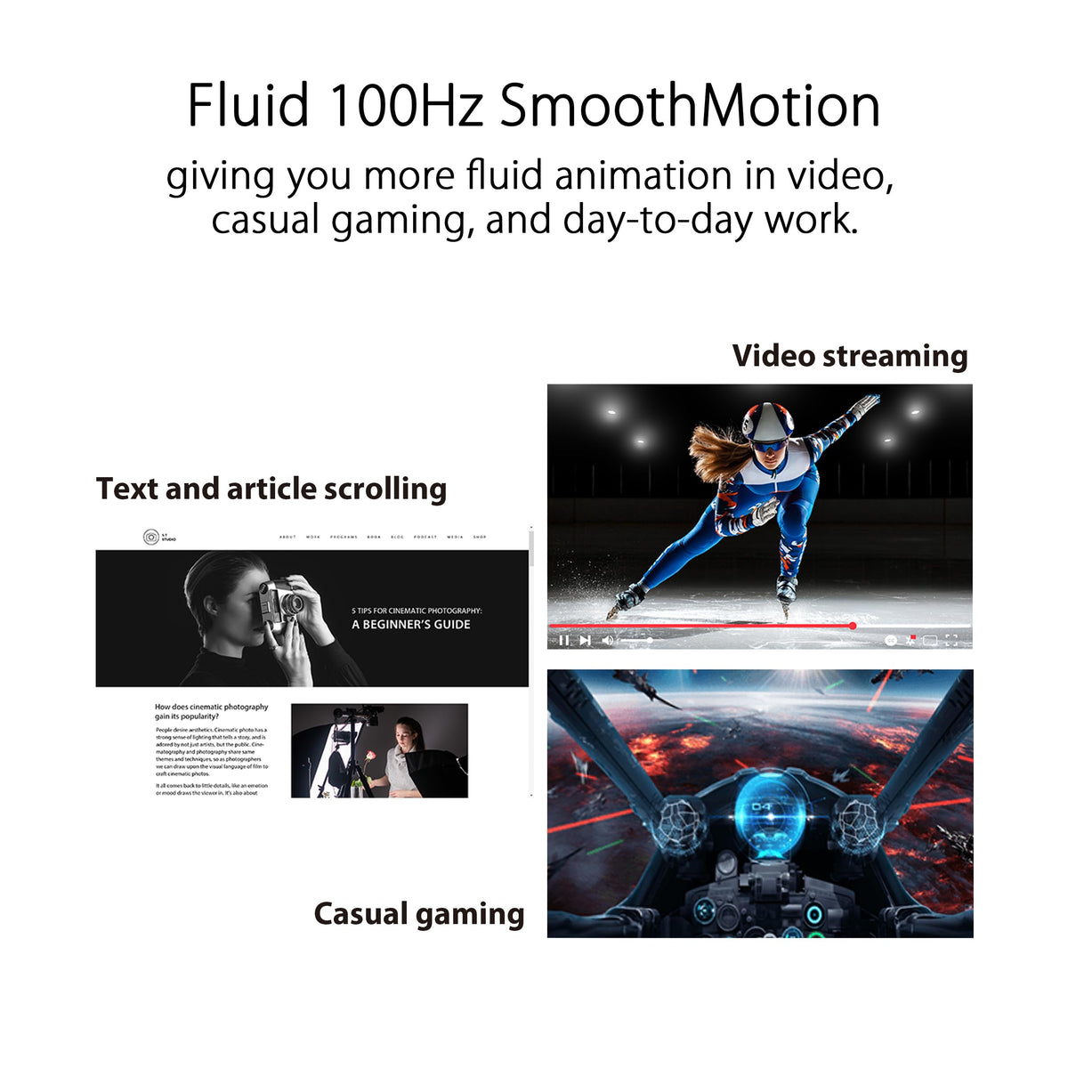 24" 1080P FHD 120Hz IPS Computer Monitor W900745