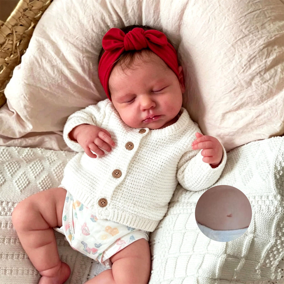 20 Inch Full Body Reborn Baby Doll Girl W450657