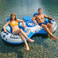 Heavy Duty Inflatable River Tube Float with 2 Cup Holders U223986