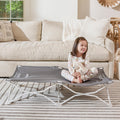 Portable Toddler Cot, Foldable Lightweight Travel Bed, Gray B626611