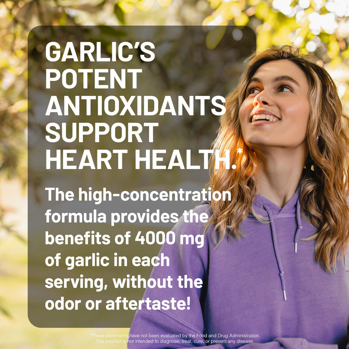 Odorless Garlic Supplement 4000mg 60 Count C371123